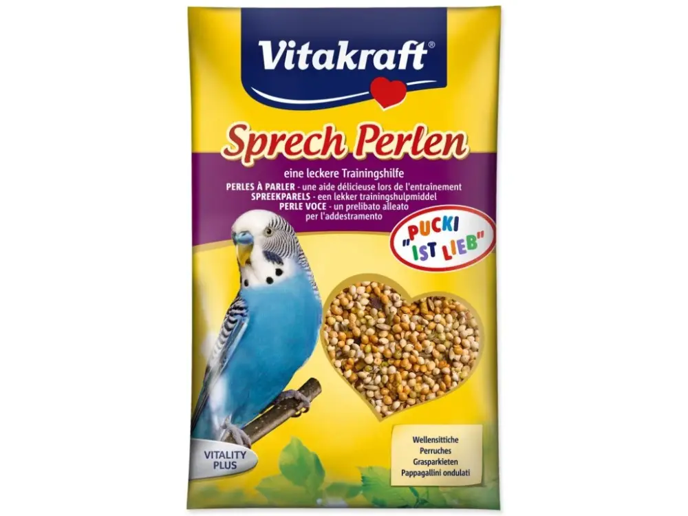 Krmivo Vitakraft doplňkové malý papoušek, k mluvení 20g Sezónní Sleva