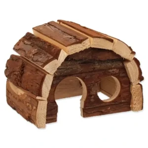 Tovární Cena Domek Small Animals Hobit dřevěný 15x10x9cm