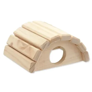 Domek Small Animals Půlkruh dřevěný 15x13x7,5cm Rychlé Dodání