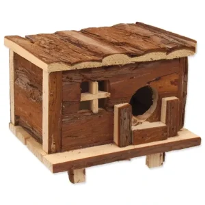 Domek Small Animals Srub dřevěný s kůrou 18x13x13,5cm Omezená Nabídka