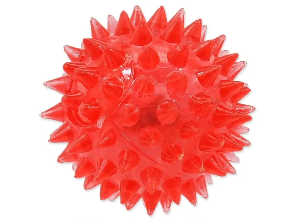 Hračka Dog Fantasy míček LED růžový 5cm Akce
