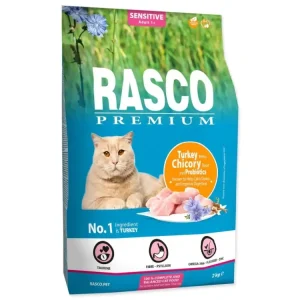 Krmivo Rasco Premium Sensitive krůta s kořenem čekanky a probiotiky 2kg Výprodej