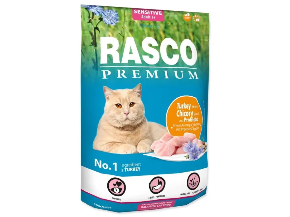 Krmivo Rasco Premium Sensitive krůta s kořenem čekanky a probiotiky 0,4kg Nejlepší Cena