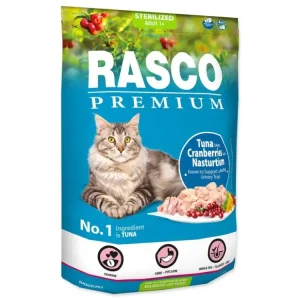 Krmivo Rasco Premium Sterilized tuňák s brusinkou a lichořeřišnicí 0,4kg Koupit Online