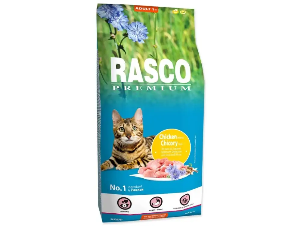 Krmivo Rasco Premium Adult kuře s kořenem čekanky 7,5kg Časově Omezené