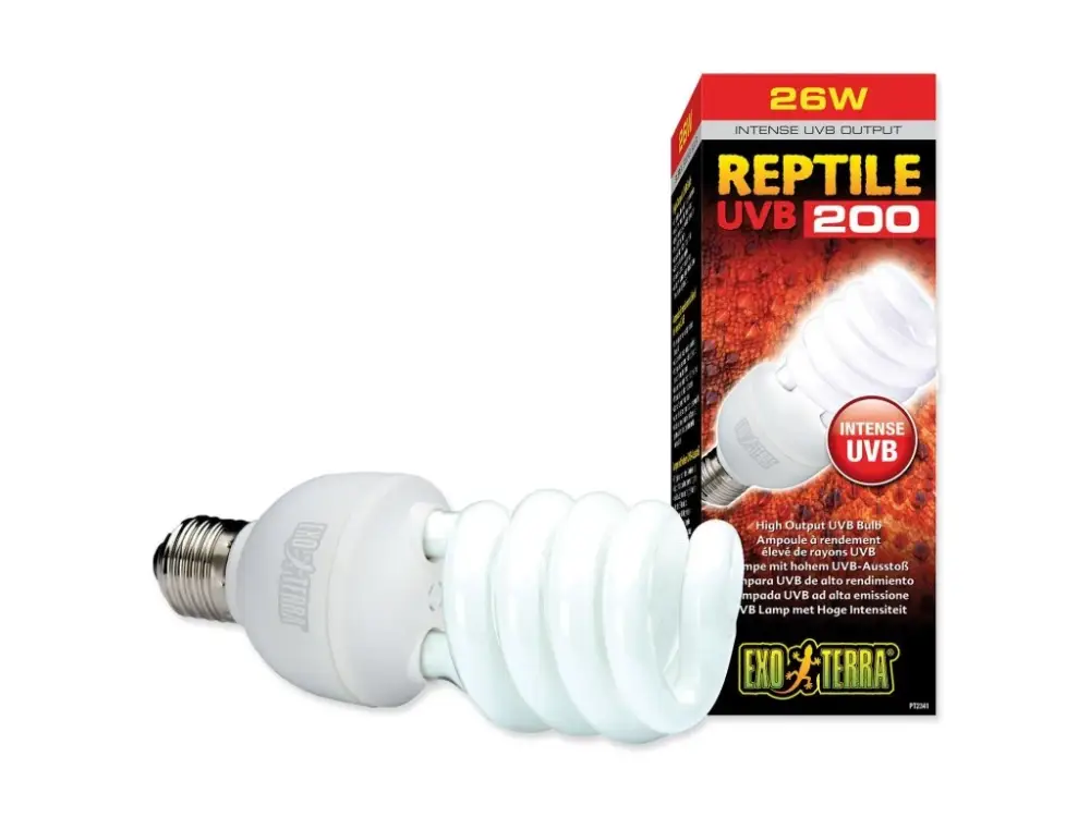 Žárovka Exo Terra REPTILE UVB 200 25W Tovární Cena