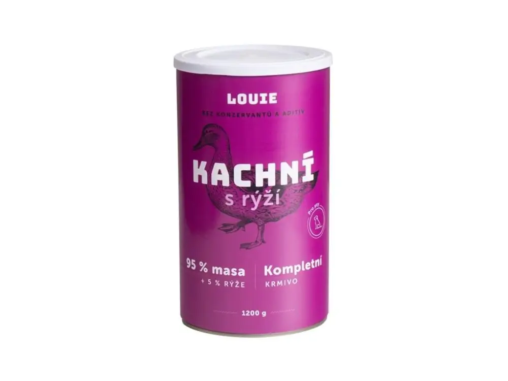 Kup Teď Louie konz. pro psy kachní s rýží 1200 g