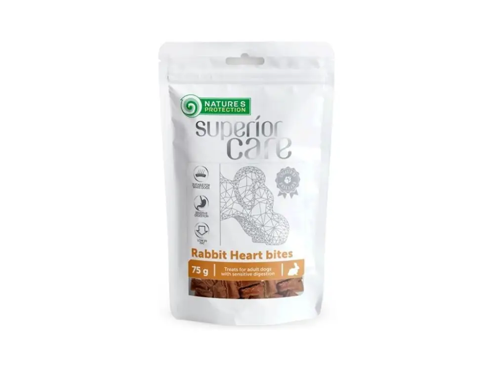 Nejlepší Volba Nature's Protection Superior Care Dog Snack králičí kousky 75 g