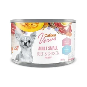 Nejprodávanější Calibra Dog Verve konz. GF Adult Small Beef & Chicken 200 g