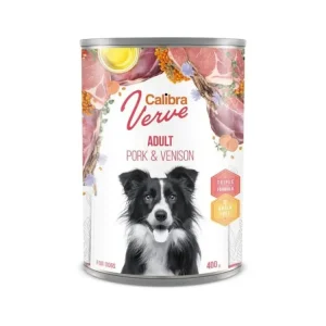 Omezená Nabídka Calibra Dog Verve konz. GF Adult Pork & Venison 400 g