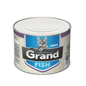 Grand deluxe Cat Junior 100 % rybí, konzerva 180 g Rychlé Dodání