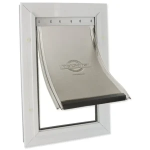 Dvířka PetSafe hliníková s flexibilním flapem, výřez 64,2x36,6cm Zlevněný