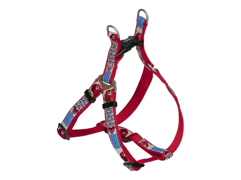 Akční Cena Nobby STYLE One Touch postroj červený nylon XXS-XS 25-35cm