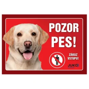 Cedulka Juko LABRADOR zlatý Výprodej