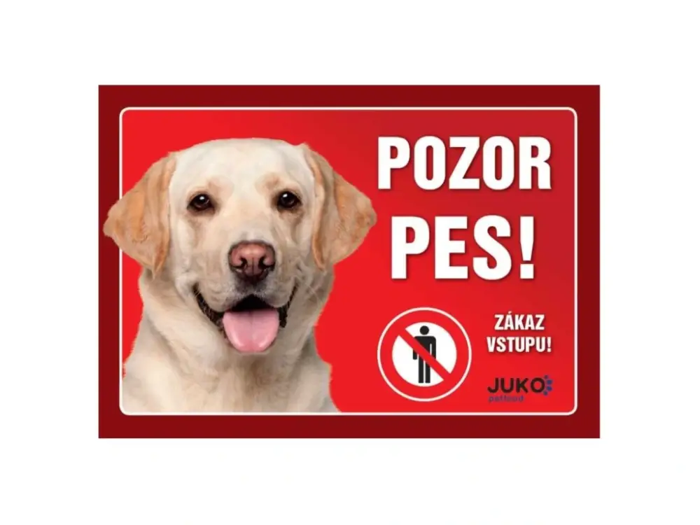 Cedulka Juko LABRADOR zlatý Výprodej