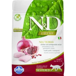 Hit Sezóny N&D PRIME CAT Neutered Chicken & Pomegranate 300g
