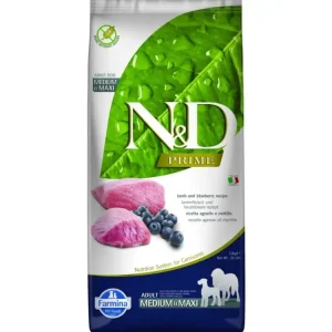 N&D PRIME DOG Adult M/L Lamb & Blueberry 12kg Výhodná Nabídka