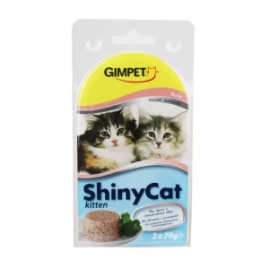 Gimpet ShinyCat Kitten konz. kuře 2x70g Nejprodávanější