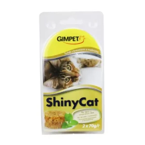 Gimpet ShinyCat konz. tuňak&krevety&maltóza 2x70g Značkový