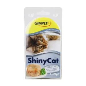 Víkendová Akce Gimpet ShinyCat konz. tuňák&krevety 2x70g