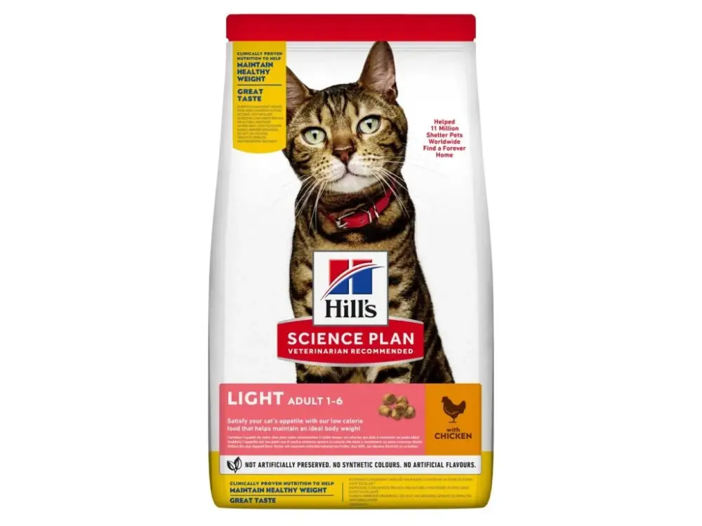 Hill's Fel. SP Adult Light Chicken 10kg Nejprodávanější