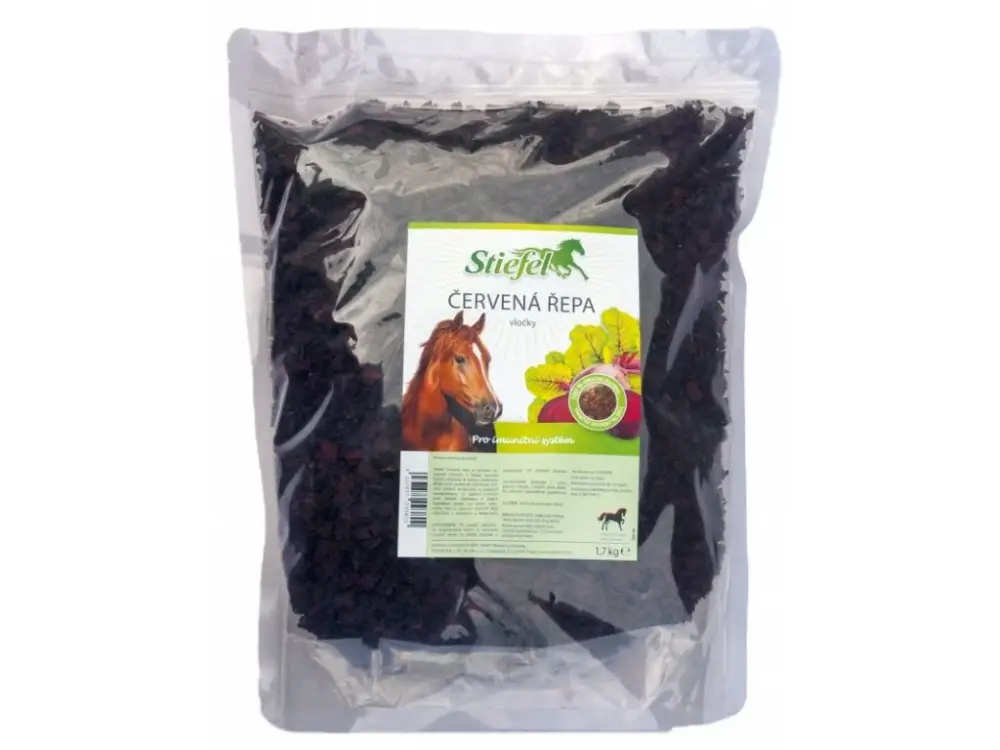 Červená řepa vločkykrmné pro koně Sáček 1,7kg Výhodná Nabídka