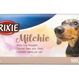 Zlevněný Pochoutka MILCHIE čokoláda bílá pro psy 100g TR