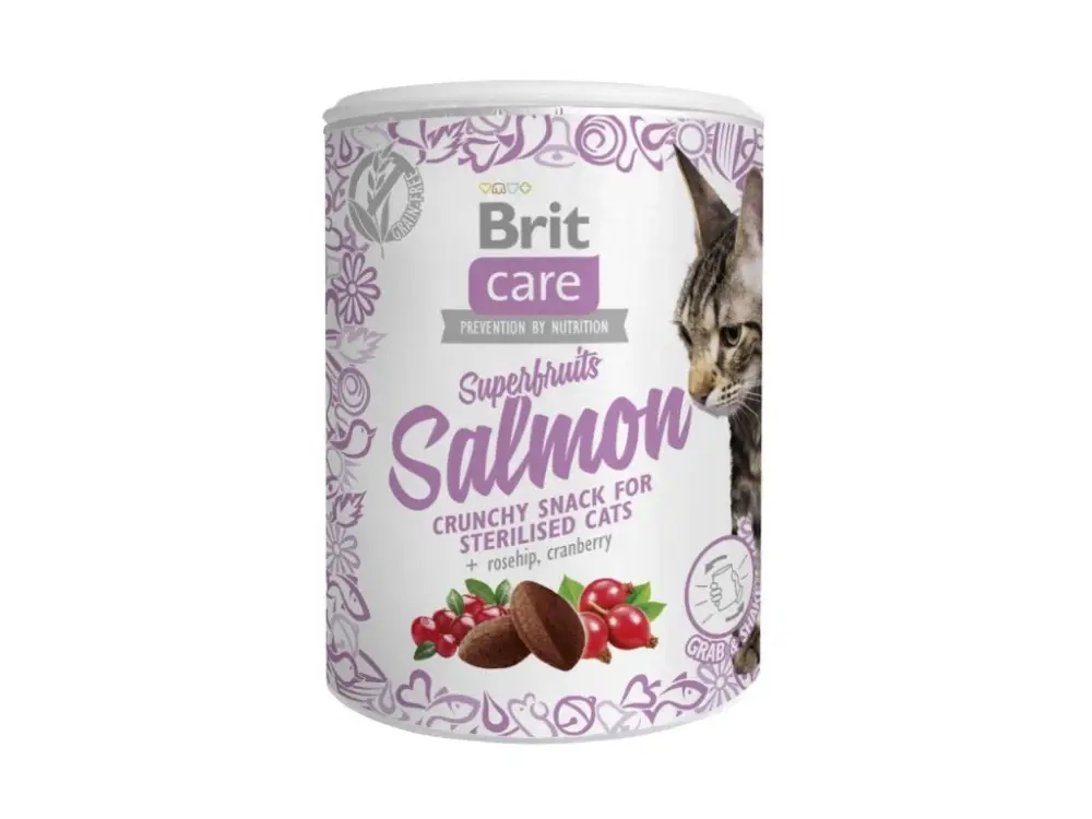 Expresní Doručení Brit Care Cat Snack Superfruits Salmon 100g