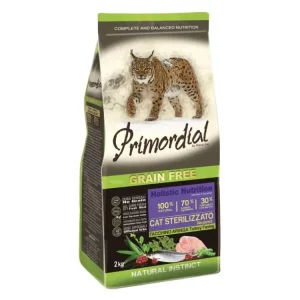 Primordial Cat GF Sterilizzato Turkey&Herring 2kg Výprodej