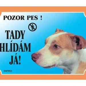 Cedulka Dafiko PITBULTERIÉR Novinka
