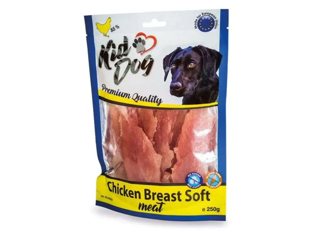 Pochoutka KIDDOG kuřecí prsa, měkké masíčko 250g Kup Teď