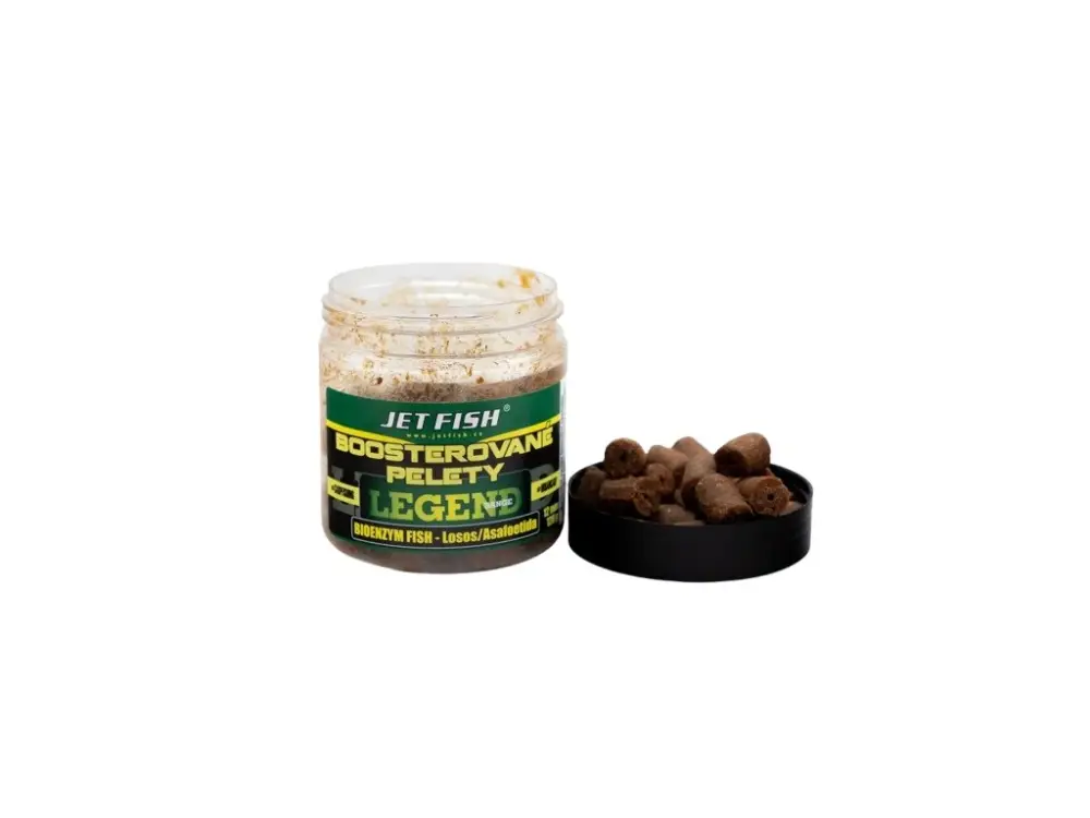 Přímo Od Výrobce Jet Fish Legend Range Boosterované pelety BIOENZYM FISH LOSOS ASA 12mm 250ml