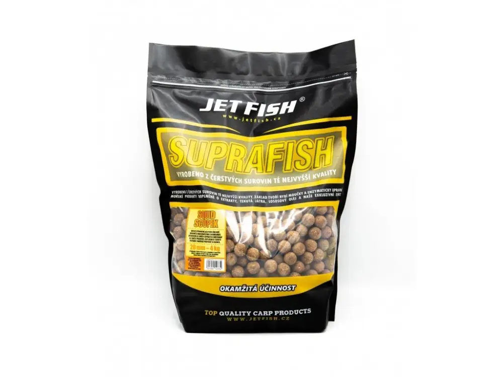 Jen Po Omezenou Doba Jet Fish SupraFish boilie SQUID SCOPEX 20mm 4kg