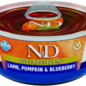 Objednat Nyní N&D CAT PUMPKIN Adult Lamb & Blueberry 70g