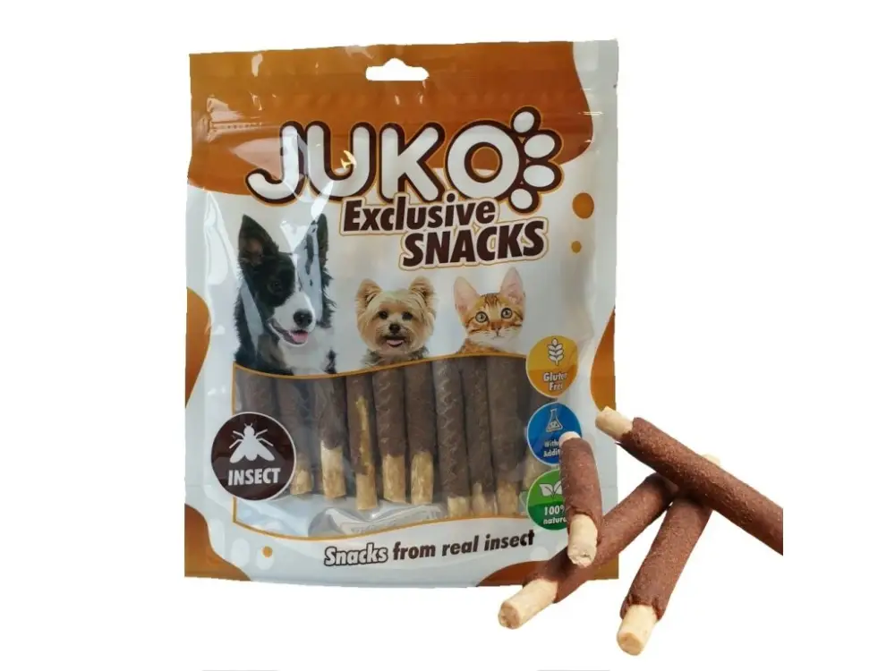 Omezená Nabídka Juko Excl. Smarty Snack Insect Protein Chew Stick 250g