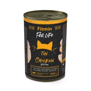 Nejprodávanější Fitmin For Life Cat tin kitten chicken 400 g