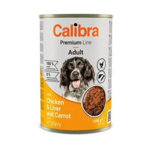 Bezpečná Platba Calibra Dog Premium konz. with Chicken&Liver 1240g