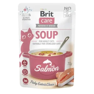 Novinka Brit Care Cat Soup with Salmon 75g
