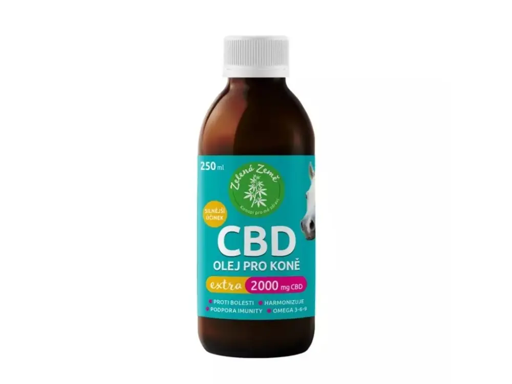 Hit Sezóny CBD olej pro koně Extra 2000mg, 250ml