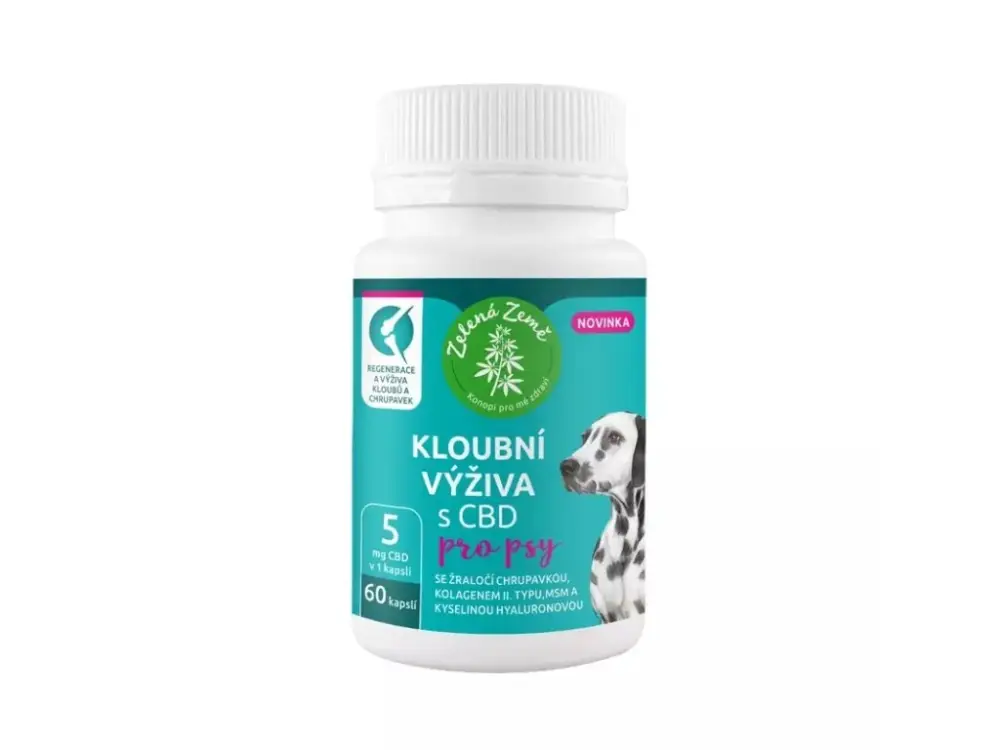 CBD kloubní výživa pro psy 60cps Zlevněný