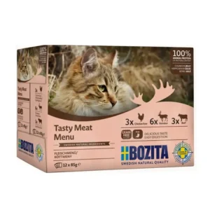 Bozita Cat kousky masa v želé, kapsička 85 g (12 pack) Originální