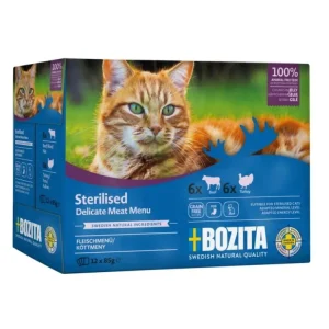 Bozita Cat Sterilised kousky masa v želé, kapsička 85 g (12 pack) Speciální Cena
