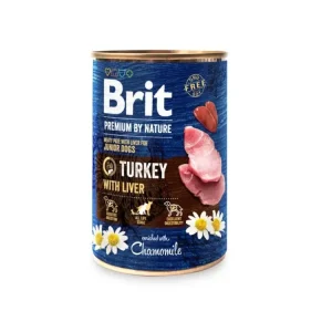 Ihned K Objednání Brit Premium Dog by Nature konz Turkey&Liver 400g
