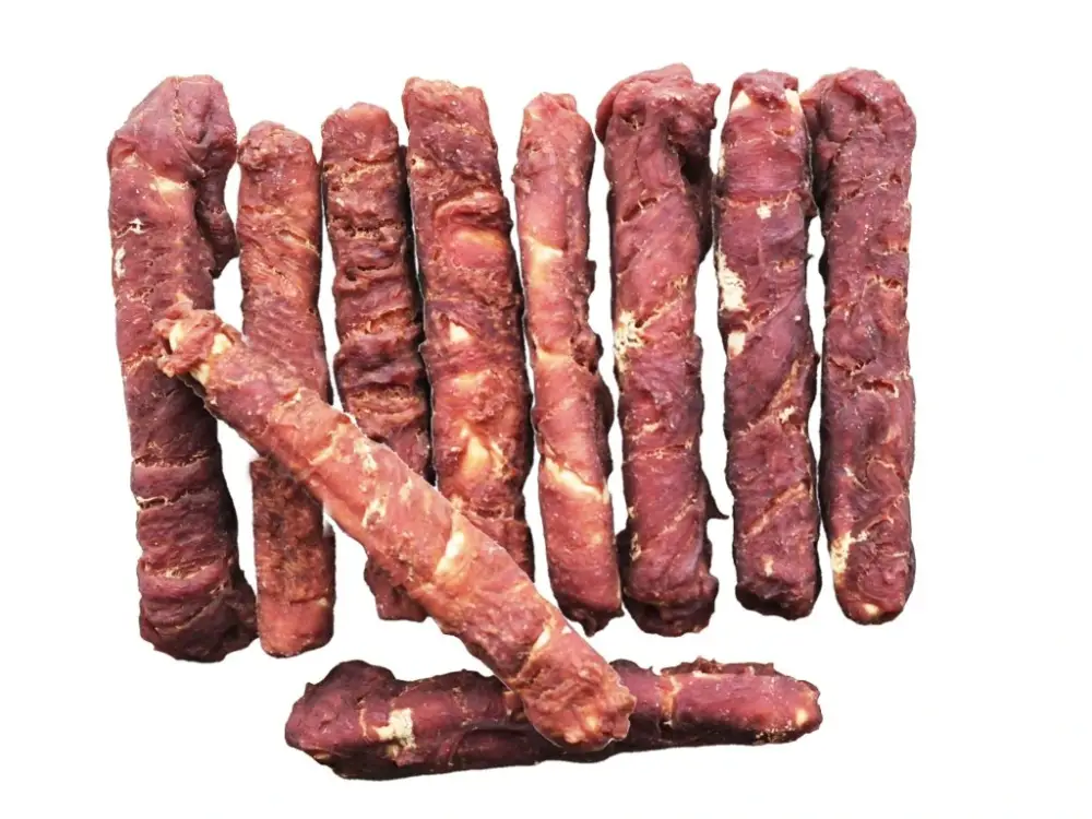 Horká Nabídka Pochoutka Rolka z buvolí kůže s kachním masem15cm/10ks