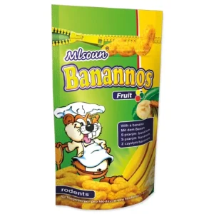 Pochoutka hlodavec Mlsoun banánové dropsy 75g Ověřený