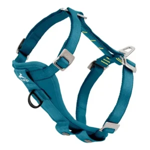 Originální Kurgo® Tru-Fit Enhanced Strenght Bezpečnostní postroj pro psy s autopásem modrý L