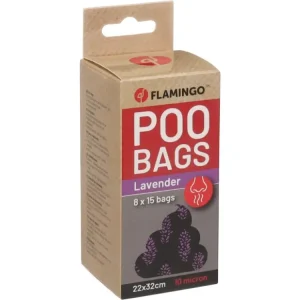 Flamingo Basic Scent Sáčky s levandulovou vůní na exkrementy 8x15ks Top Prodej