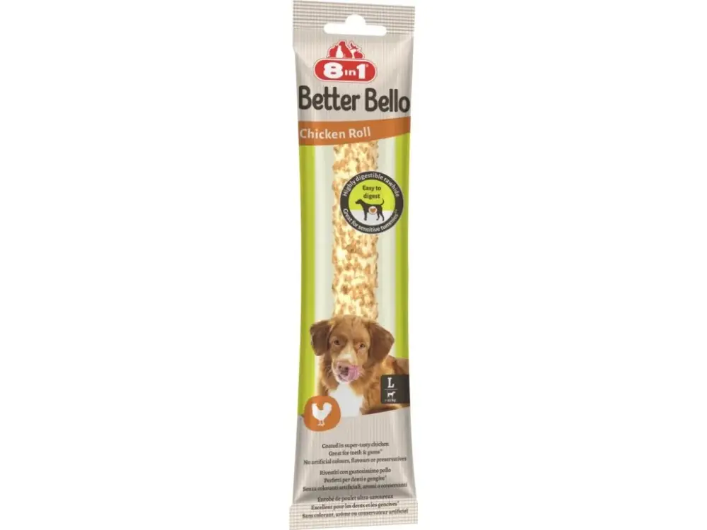 Hit Sezóny Pochoutka 8in1 Better Bello Chicken Roll L 80g/1ks