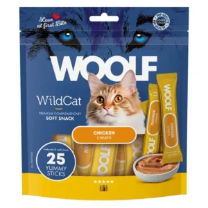 Rychlé Dodání WOOLF WildCat Cream Regular Chicken 25x14g