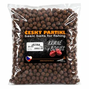 Český Partikl Boilies krmné Játra Ø 20 5 kg Super Cena